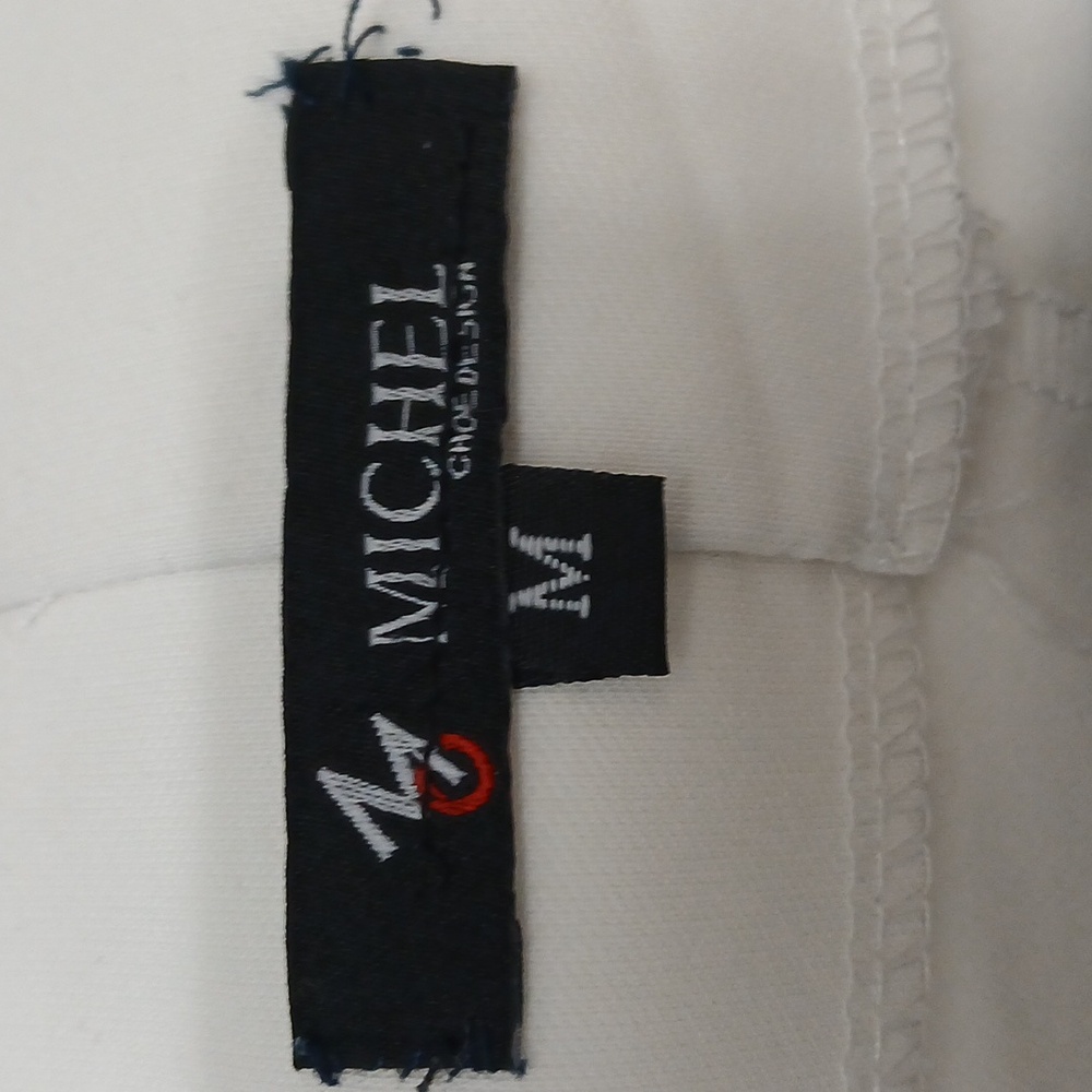 Michel White Straight Leg Pants - Picture 4 of 4